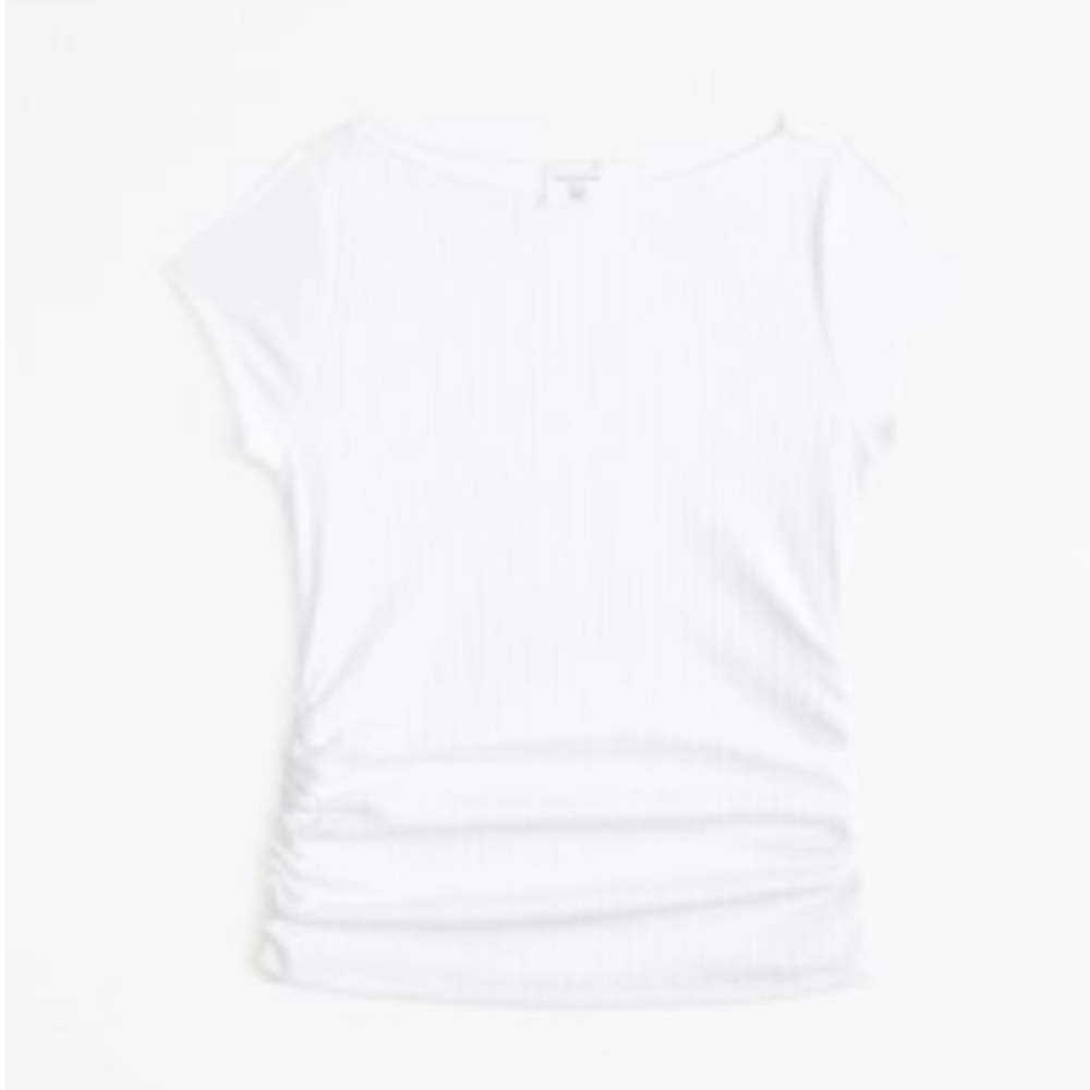 White Short Sleeve Top